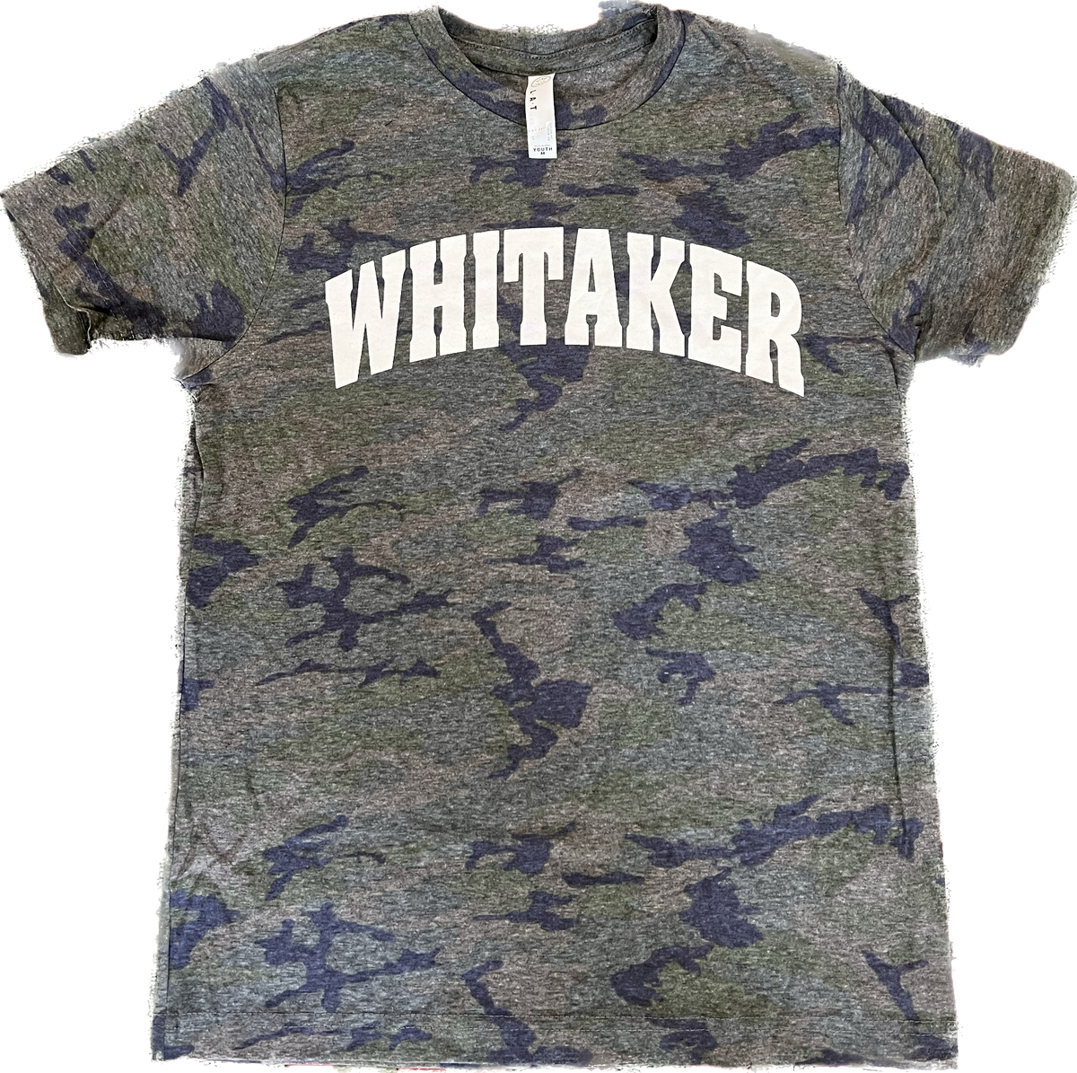 T-shirt Whitaker - Block Letter - Adult- Assorted Colors