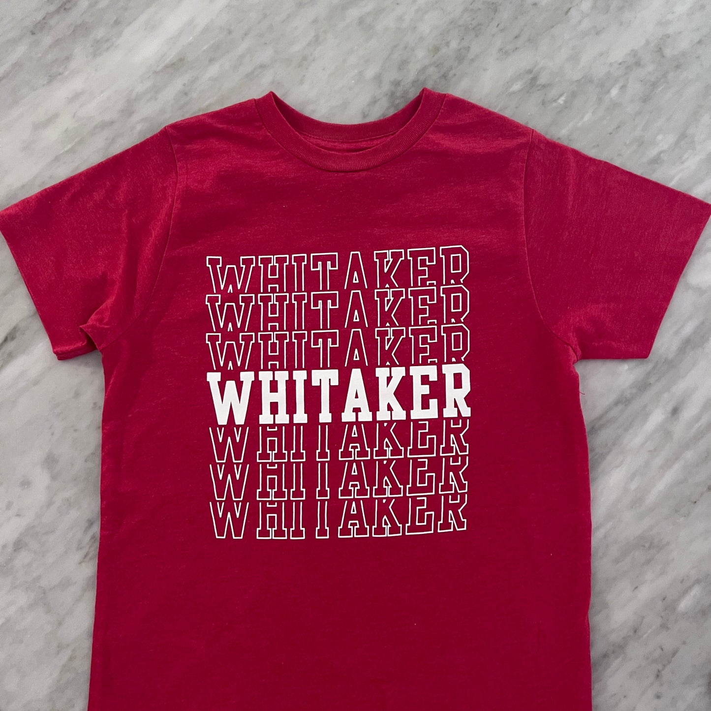 T-shirt Whitaker (repeat 6 times)