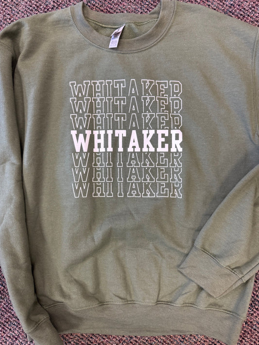 Sweatshirt - Whitaker 6 times - Adult- Assorted Colors